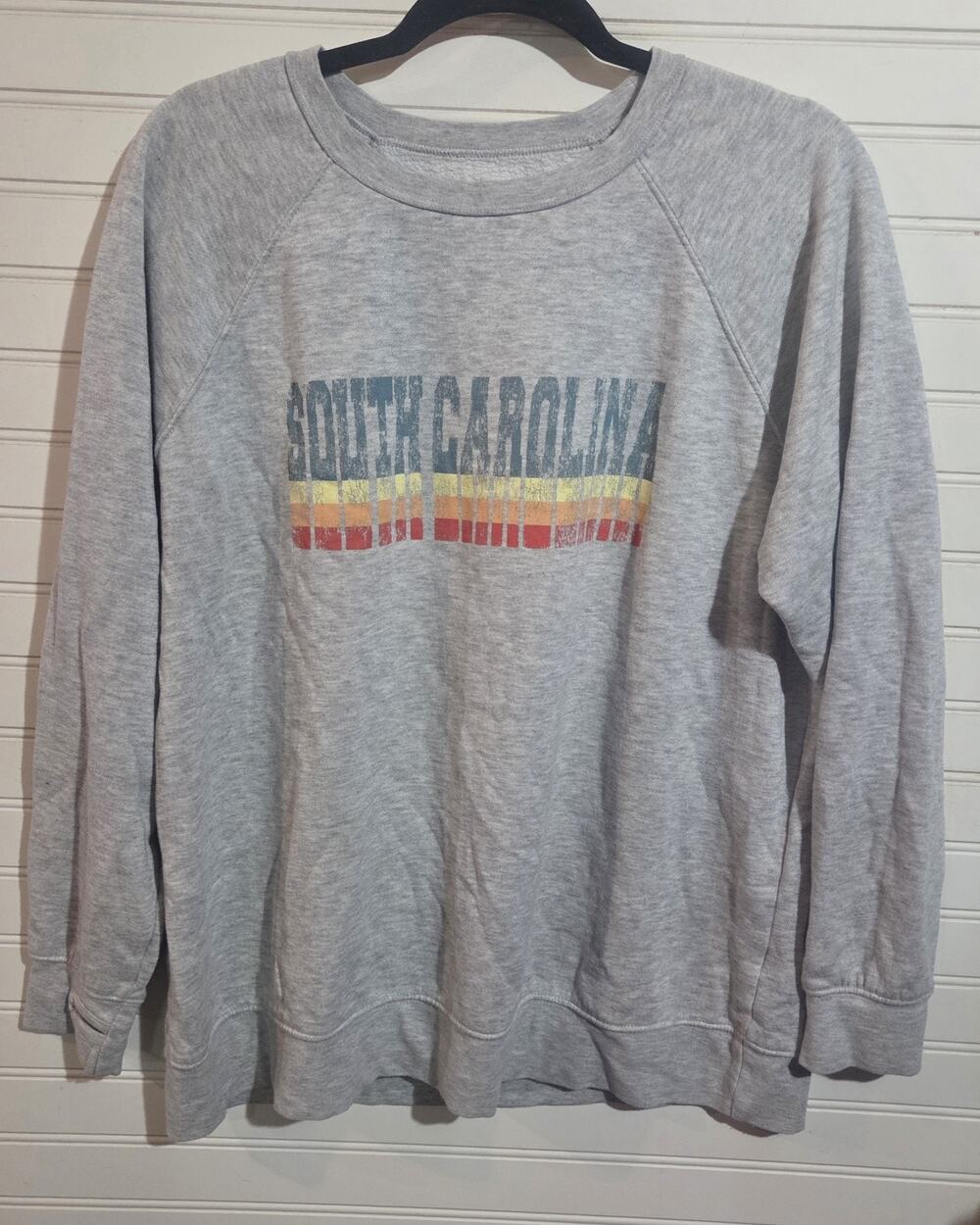 State of Mine South Carolina Retro Distressed Graphic Crewneck Sweatshirt XLarge